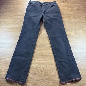 Polo Jeans Co Ralph Lauren Women's 4 Straight Leg Jeans Dark Wash Stretch Preppy